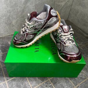 BOTTEGA VENETA BROWN MESH SNEAKERS